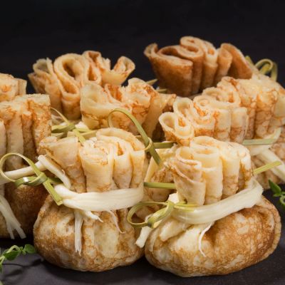 Блины с грибами