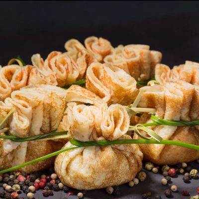 Блины с мясом